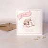 Personalised Kids Cat 1st Birthday Card