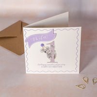 Personalised Kids Koala 1st Birthday Card