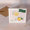 Personalised Lemon Cocktail Birthday Card