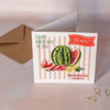 Personalised 'One in a Melon' Birthday Card