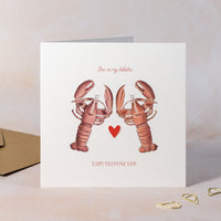 You're My Lobster Valentines Day Card