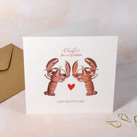 You're My Lobster Valentines Day Card
