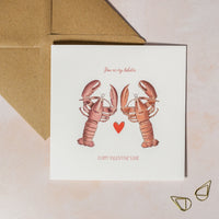 You're My Lobster Valentines Day Card