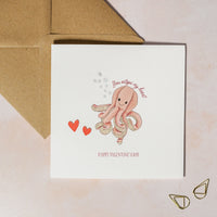 You Octopi My Heart Valentine's Card