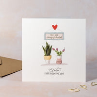 Personalised Valentine's Day Card - You Are Blooming Lovely
