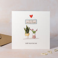 Personalised Valentine's Day Card - You Are Blooming Lovely