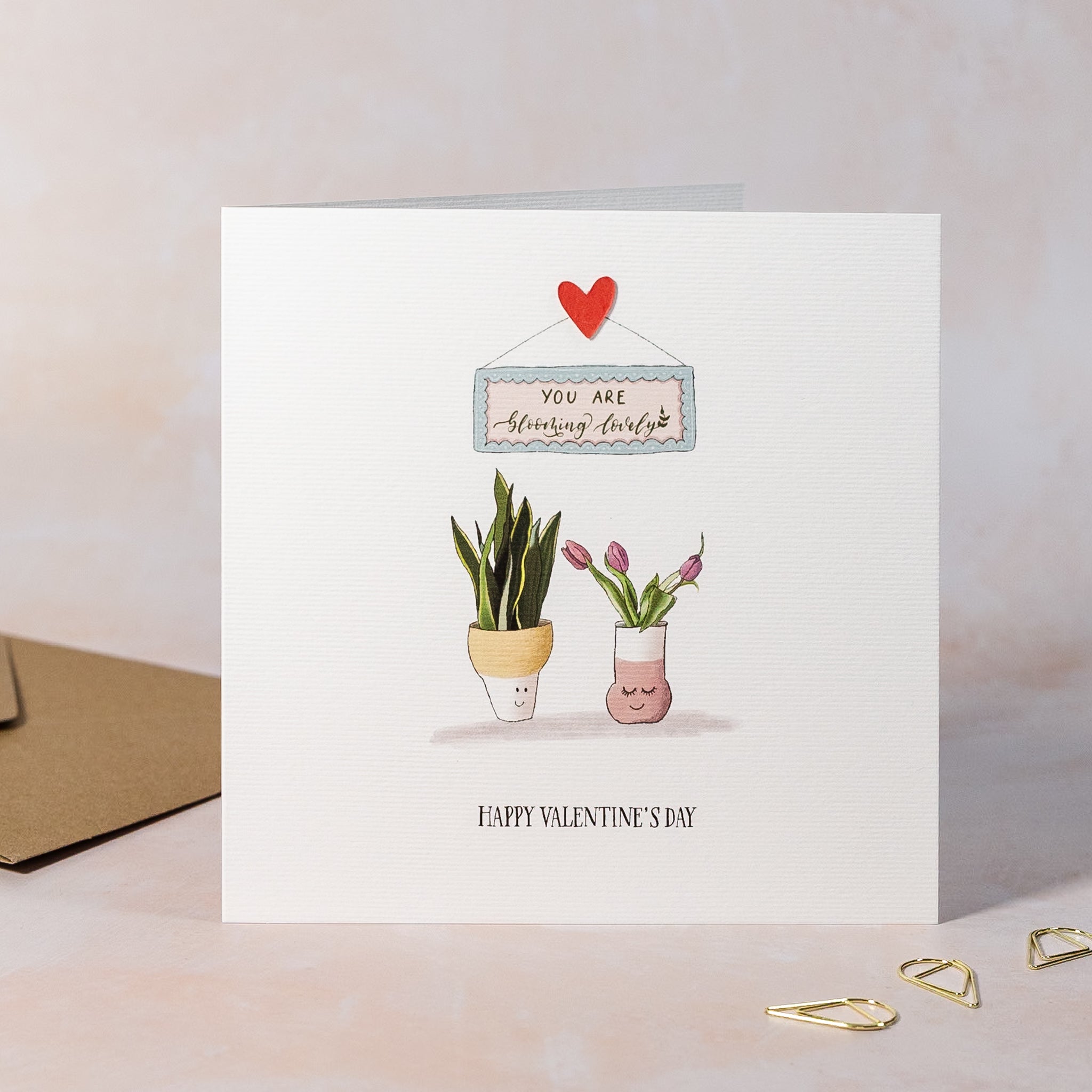 Personalised Valentine's Day Card - You Are Blooming Lovely