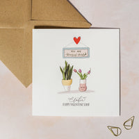 Personalised Valentine's Day Card - You Are Blooming Lovely