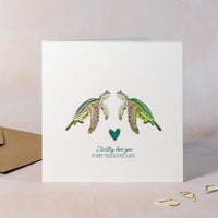 I Turtle-y Love You Valentines Day Card