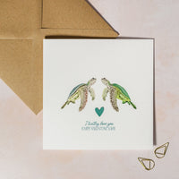 I Turtle-y Love You Valentines Day Card