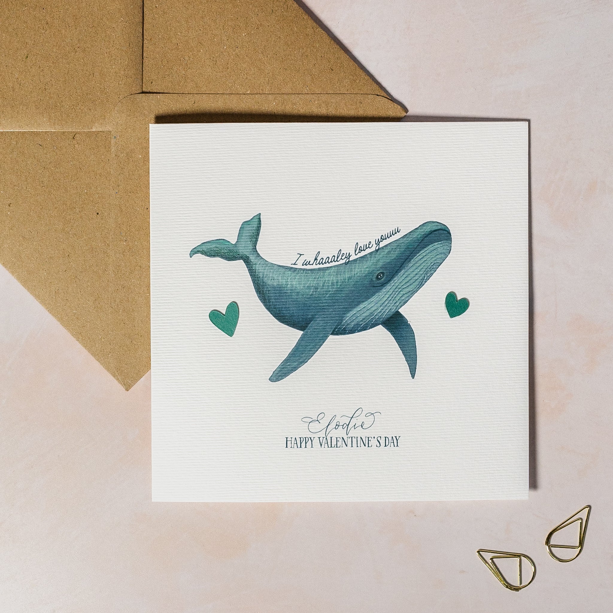 I Whaaaley Love You Valentine's Day Card