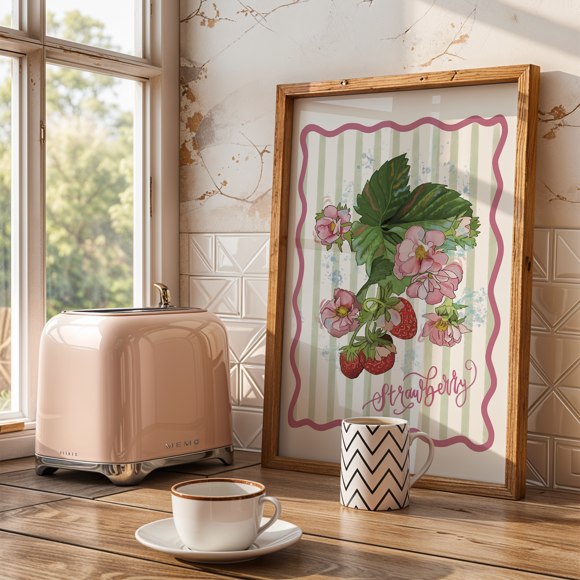 Strawberries Art Print | Wall Decor