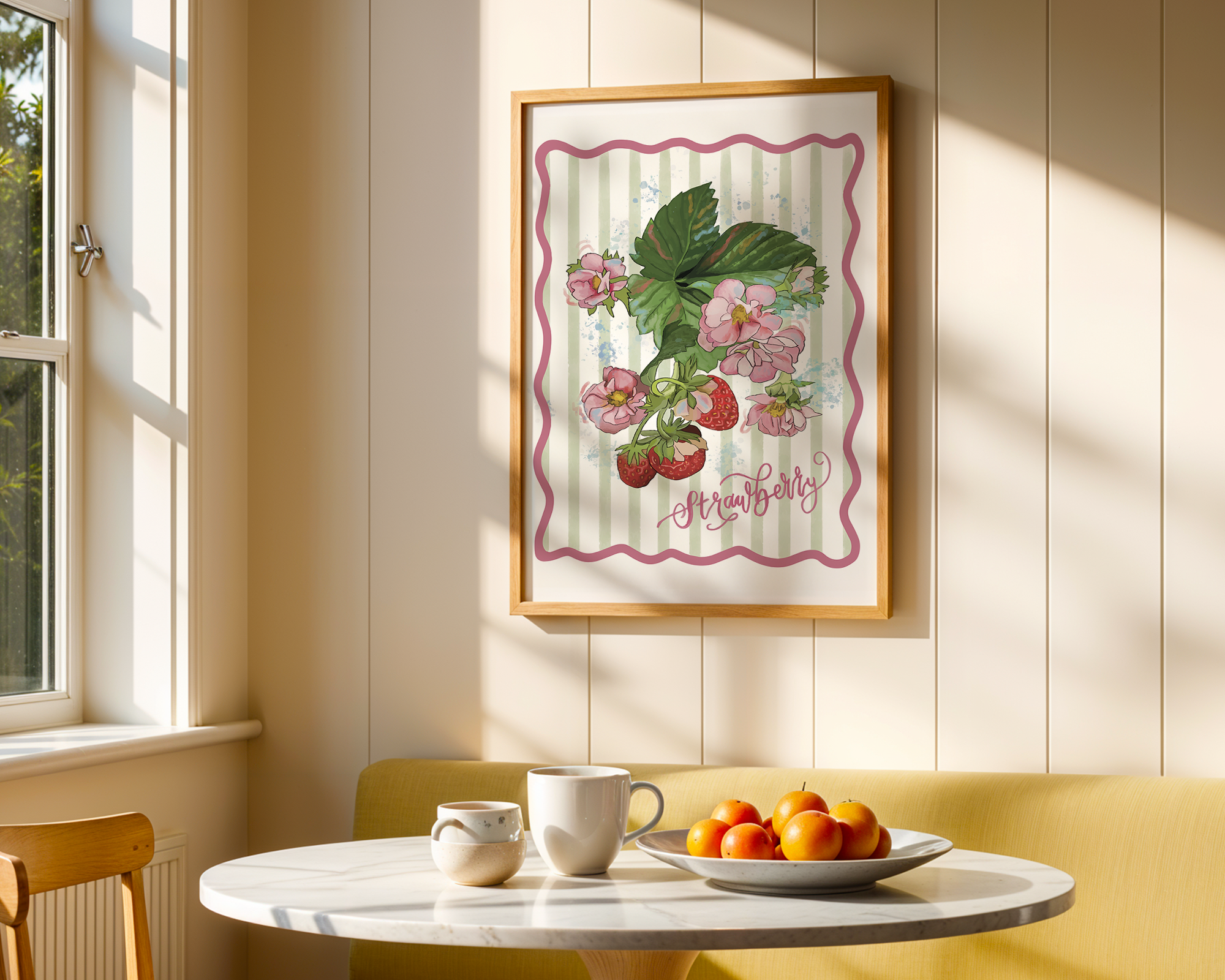 Strawberries Art Print | Wall Decor