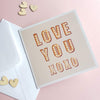 Love You XOXO - Valentine's / Anniversary Card
