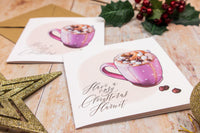 Personalised Hot Chocolate Christmas Card