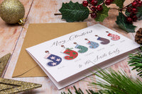 Personalised Christmas Stockings - Christmas Card