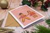 Personalised Gingerbread Couple (Him & Her) - Christmas Card
