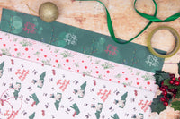 Christmas Pug | Christmas Wrapping Paper Sheet and Gift Tags