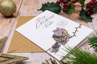 Personalised 'Grumpy Cat' Christmas Card