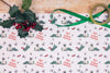Christmas Pug | Christmas Wrapping Paper Sheet and Gift Tags