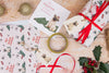 Christmas Pug | Christmas Wrapping Paper Sheet and Gift Tags