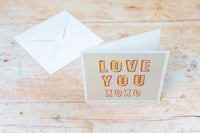Love You XOXO - Valentine's / Anniversary Card