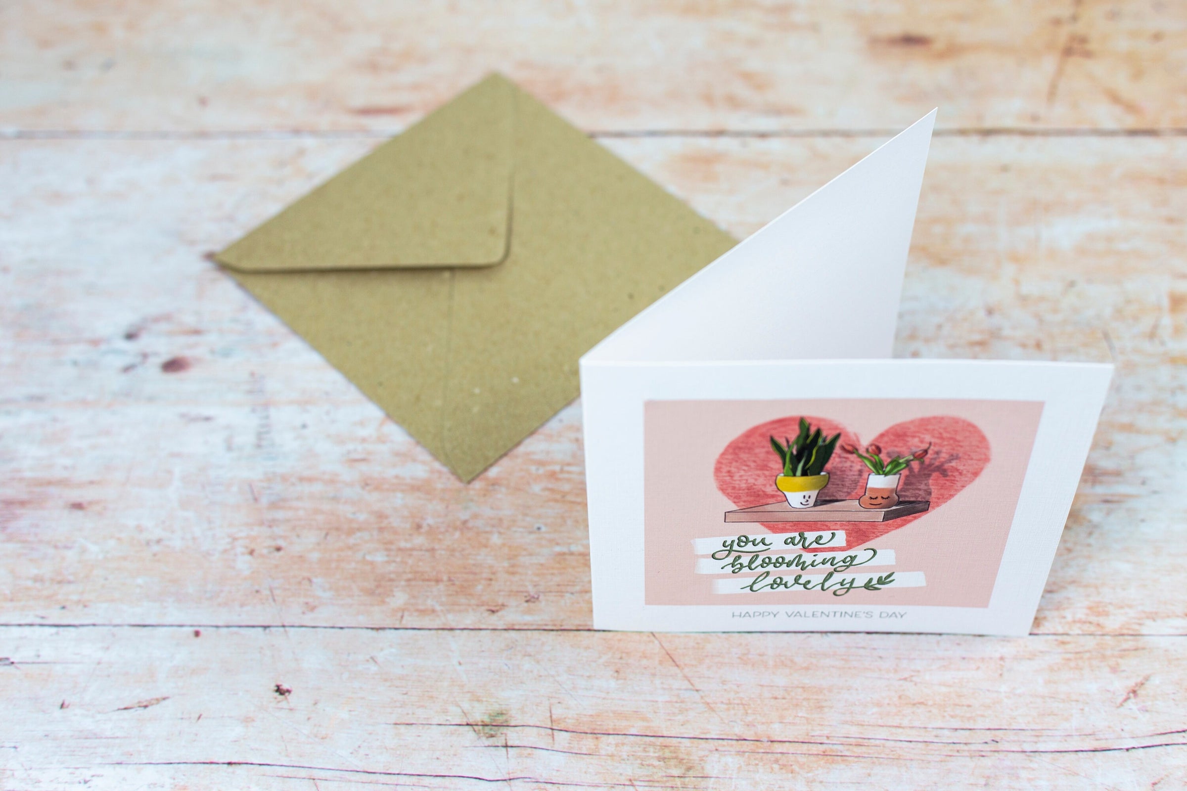 Personalised Valentine's Day Card - You Are Blooming Lovely