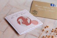 Personalised Wedding Shoes Card - Bridal Shoes / Hen Party / Bridal Shower / Bride To Be / Engagement